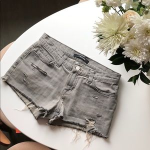 J Brand Mid-rise Cut off Shorts